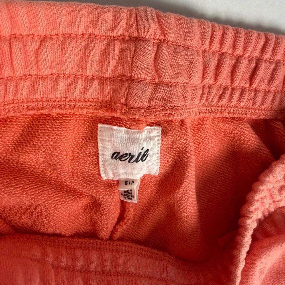Aerie Coral Lounge Set Tank Top‎ & Shorts NWT Size Small Cozy Summer Set - Picture 12 of 16